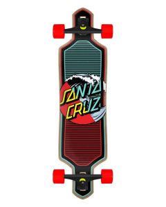 Wave Dot Splice Drop Thru Santa Cruz Cruiser Skateboard